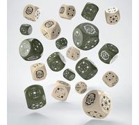 Crosshairs Compact D6 Pack Dés Beige&olive (20)
