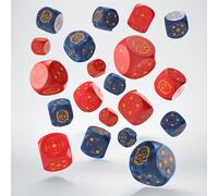 Crosshairs Compact D6 Pack Dés Cobalt&red (20)