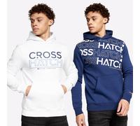 Crosshatch Hensal Hommes 2-Pack Confort Créateur Pull Sweat à Capuche