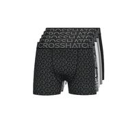 Crosshatch Lot de 5 boxers pour homme multicolores, coffret cadeau pour homme pour amis, petit ami ou mari. Les boxeurs sont disponibles dans les tailles S, M, L, XL, XXL, Buzzard-black, M