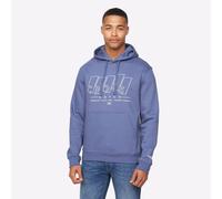 Crosshatch Maxima Contemporain Chic Mode Créateur Pull Capuche Hommes Bleu