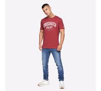 Crosshatch Oldskool Homme Coton Col Rond Décontracté Mode 2pk T-Shirt