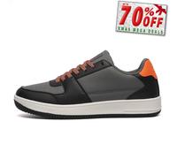 Crosshatch Toribio Hommes Classiques Baskets Quotidiennes Confortables Grises