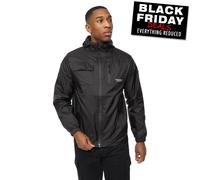 Crosshatch Utilate Rembourré Veste Confort Manteau Tous Temps Pull Noir