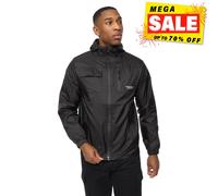 Crosshatch Utilate Rembourré Veste Confort Manteau Tous Temps Pull Noir