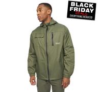 Crosshatch Utilate Rembourré Veste Confort Manteau Tous Temps Pull Thym Vert