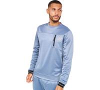 Crosshatch - Veste de survêtement "Catmoore" col rond pour homme BG596 (XL) (Bleu acier)
