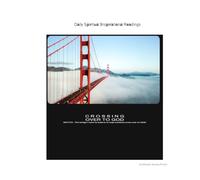CROSSING OVER TO GOD: Daily Spiritual Inspirational Readings