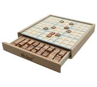 Lexibook, Bio Toys, Sudoku en bois, éco-responsable, livret de Sudoku inclus, tiroir de rangement, JGW150