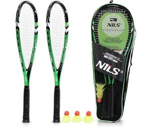 Crossminton NRS001 NLS NRS001 Coffret de 2 Raquettes de fléchettes Vert