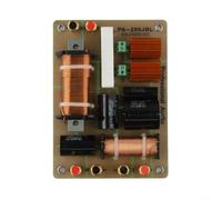 Crossover 2 voies Or 400 W pour haut-parleurs 15" | Bornes plaquées or, construction robuste, taille compacte de 170 x 123 mm, installation facile dans les espaces restreints