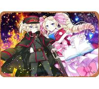 Crossover, Re:zero Starting Life In Another World, Beatrice (Re:zero), Youjo Senki, Tanya Degurechaff Décoration murale rétro en métal Plaque en métal 20,3 x 30,5 cm