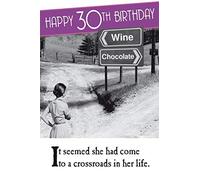 Crossroads Carte d'anniversaire 30 ans 159 x 235 mm