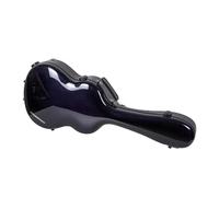 Crossrock Air Carbon Series CRF6030CPU Étui pour guitare classique 4/4 - Étui 100 % fibre de carbone pureté avec housse de protection, compartiment intérieur, serrure TSA - Violet