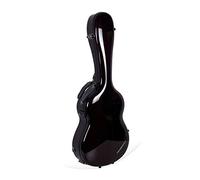 Crossrock Air Carbon Series CRF6030CRD Étui pour guitare classique 4/4 avec housse de protection, compartiment intérieur, serrure TSA - Rouge