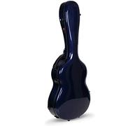 Crossrock Air Carbon Series Étui de Guitare pour Guitare Classique 4/4 100% Fibre de Carbone purité, Housse de Protection, Rembourrage Fixe et Amovible - Inclus TSA Lock-Blue (CRF6030CBL)