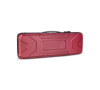 Crossrock CRA420VFRD Étui pour Violon 4/4, Coque Rigide moulée en ABS avec Serrure à Combinaison, Compartiment pour Accessoires et Bretelles de Sac à Dos, Rouge