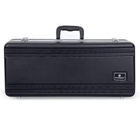 Crossrock CRA861FLBK, étui moulé en ABS, pour flûte à Pied Standard C avec bandoulière Simple en Noir (CRA860FLBK)