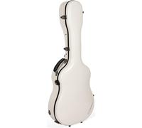 Crossrock Étui en Fibre de Verre avec Serrure TSA pour Guitare Acoustique dreadnought de 101,6 cm/104,1 cm - Blanc Laiteux (CRF2021DMW), Blanc Laiteux, Dreadnought, Dreadnought