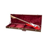 Crossrock Designer Series Étui pour Guitare, Marron Fleuri, Electric, Guitare