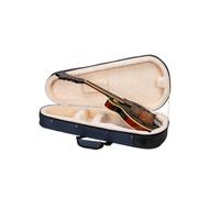 Crossrock Étui de Transport léger en Mousse pour Mandoline Style A et F avec intérieur en Peluche et Rangement (CRP300MAFBL)