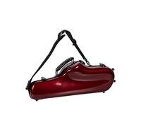 Crossrock Étui en Fibre de Verre pour Saxophone Alto avec Bretelles Amovibles - Rouge (CRF1020ASRD)