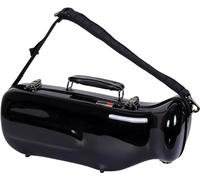 Crossrock Étui en fibre de verre pour Trumpet avec bretelles amovibles - Noir (CRF1020TRBK), Noir, Trumpet, Moderne