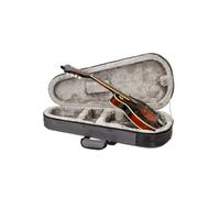 Crossrock Étui en mousse pour mandoline style A et F | Sac de transport léger gris avec intérieur en peluche et poches de rangement (CRP300MAFDG)