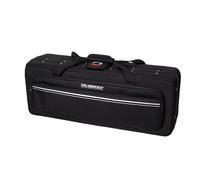 Crossrock Étui en Mousse pour Saxophone ténor BB - Sac de Transport léger Noir avec Tissu Moderne, intérieur en Peluche et Compartiments de Rangement (CRP300TSBK-R)