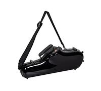 Crossrock Étui en fibre de verre pour saxophone alto avec bretelles amovibles - Noir (CRF1020ASBK)