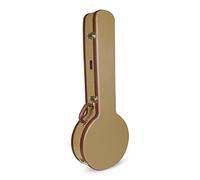 Crossrock étui rigide en bois Deluxe pour banjo à résonateur 5 cordes, finition Vinyl Tweed - Modèle CRW620BJTW