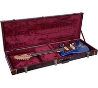 Crossrock étui Rigide en Bois pour Guitare électrique Jazzmaster/Jaguar, Finition Marron - Modèle CRW620JMBR