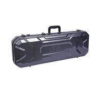 Crossrock Étui rigide en polycarbonate pour violon 4/4 Motif fibre de carbone