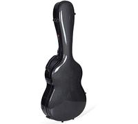 Crossrock Étui Ultra léger en Fibre de Verre pour Guitares Classiques 4/4 - Serrure TSA (CRF5021CBK)