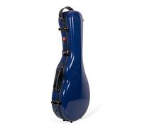 Crossrock Mallette de Mandoline en Fibre de Verre Style F avec Compartiment pour Accessoires, Sangle de Sac à Dos, Serrure TSA, Bleu Marine, Style F, Moderne, Bleu Marine, F-Style, Moderne