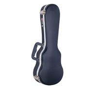 Crossrock, Ukulélé soprano 0 cordes, étui rigide moulé en ABS super léger en noir (CRA860SUBK)