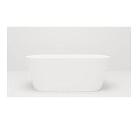 Crosstone by Arcqua Evi solid surface baignoire îlot 180x80x57 mat blanc CTWL9200