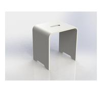 Crosstone by Arcqua Solid seat design Chaise Solid Surface mat blanc STO118414