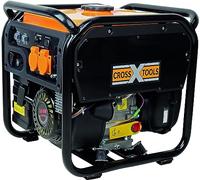 CrossTools CPG 4000 INV Groupe Électrogène À Inverseur (3,0 kW En Continu, 3,5 kW/4,9 CV En Crête, Réservoir 8,5 L, Protection Anti-manque D’huile Et Anti-surcharge, Fonctionnement 8 h (à 1/2 Charge)