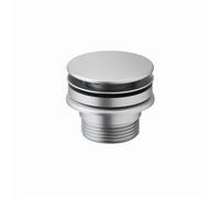 Crosswater 3ONE6 Bonde lavabo - clic clac - universel - Inox TS0290S