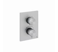 Crosswater 3ONE6 Mitigeur thermostatique encastré - 2 boutons - 3 fonctions - inox TSCB2500LBPS