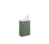 Crosswater Alo Meuble bas de salle de bains - 40x22cm - vert sauge AL4000FSGR