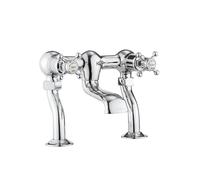 Crosswater Belgravia Crosshead Robinet de baignoire - montage apparent - bec 16,5 cm - laiton brossé BL322DC