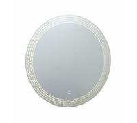 Crosswater Canvass Miroir led salle de bain - 60x60cm - Rond - Argent CV_MIRROR60