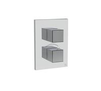 Crosswater Crossbox Limit Mitigeur douche - thermostatique - 1 voie - Chrome LICB1000LBPC