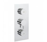 Crosswater Dial Robinet de douche avec partie encastrable vertical avec inverseur chrome DIAL_KAI_3