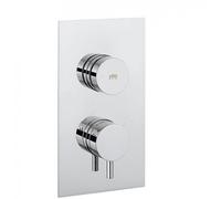 Crosswater Dial Robinet de douche encastrable vertical 2 boutons chrome DIAL_KAI_1