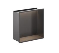 Crosswater Douche Niches - 30.5x30.5cm - bande lumineuse LED - ardoise NI305305LT