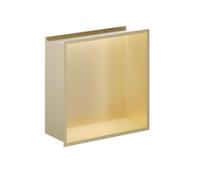Crosswater Douche Nis - 30.5x30.5cm - Bandeau lumineux LED - laiton brossé NI305305LF