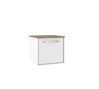 Crosswater Infinity Meuble sous vasque - 50x45x45cm - 1 tiroir - blanc mat IF5000D2WM